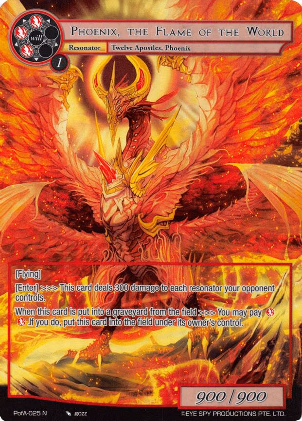 Phoenix, the Flame of the World - Normal (PofA-025)