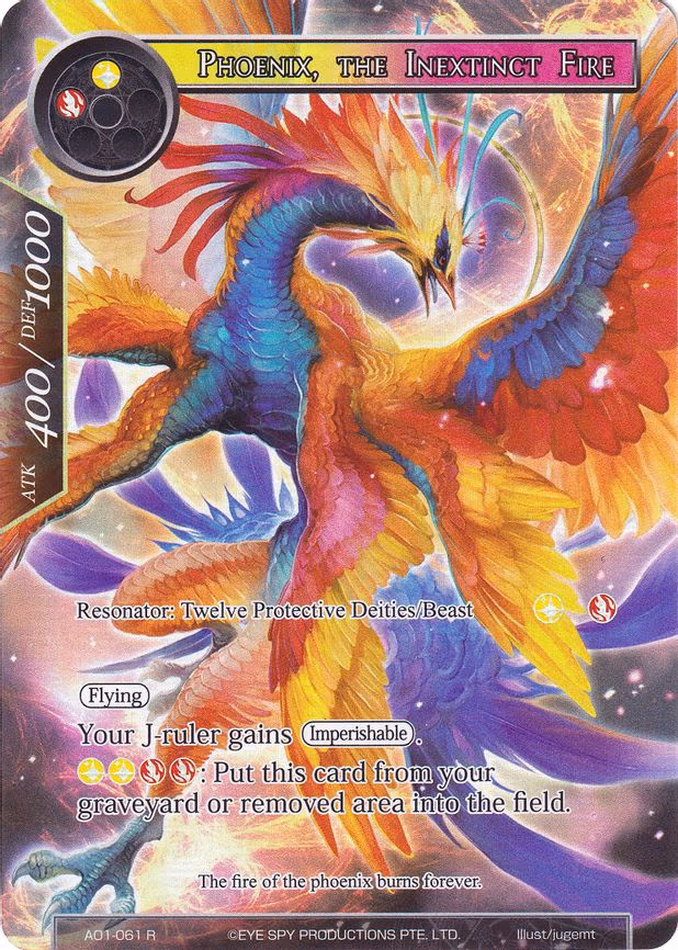 Phoenix, the Inextinct Fire - Rare (AO1-061)