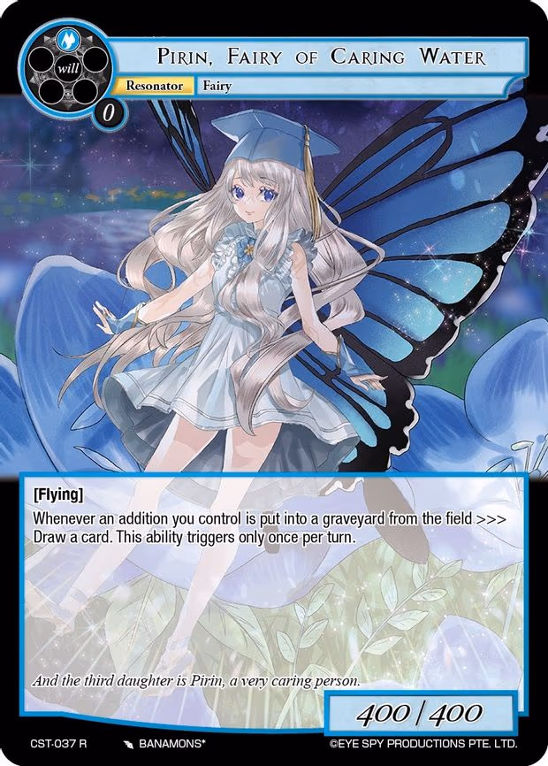 Pirin, Fairy of Caring Water - Rare (CST-037 R)