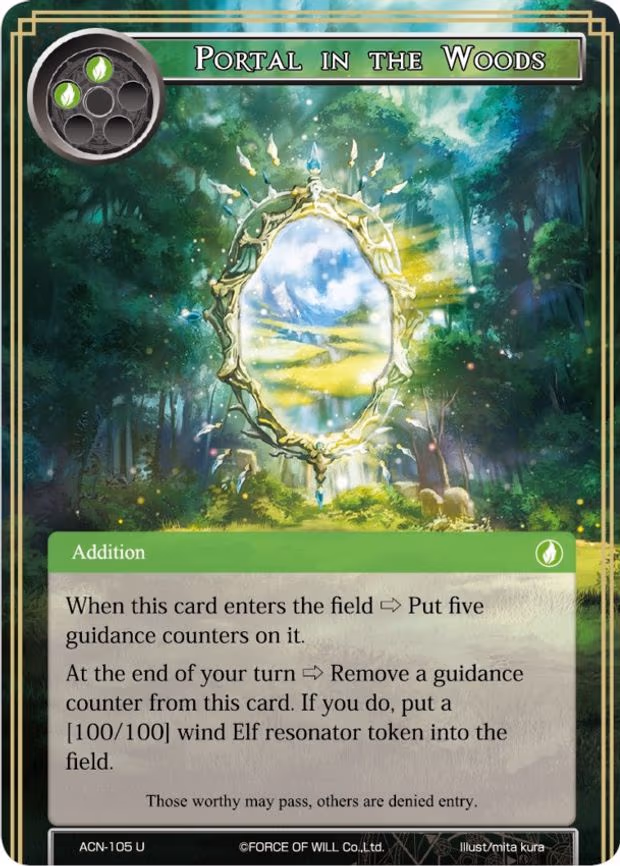 Portal in the Woods - Uncommon (ACN-105)