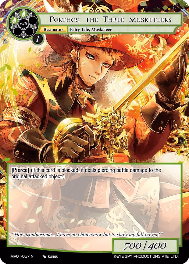 Porthos, the Three Musketeers - Normal (MP01-057 N)