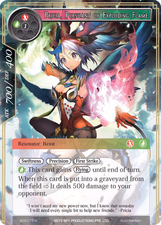 Pricia, Pursuant of Exploding Flame - Normal (AO3-077)