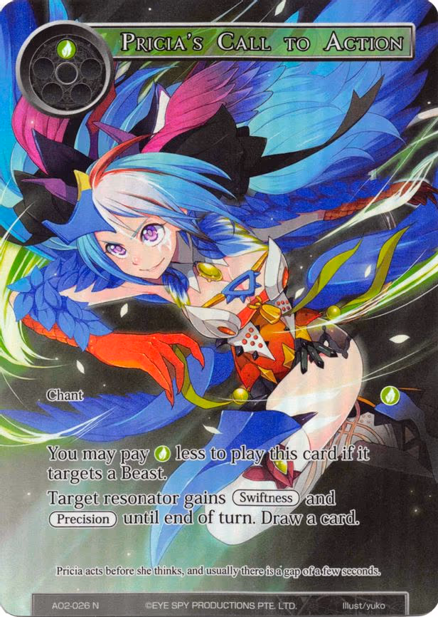 Pricia's Call to Action - Normal (AO2-026)
