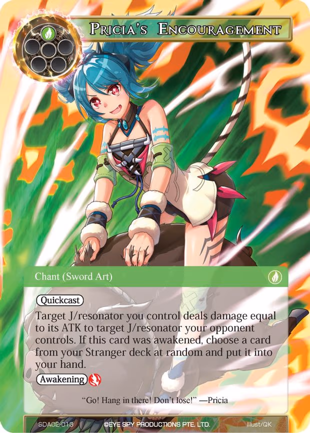 Pricia's Encouragement - Starter Exclusive (SDAO2-013)