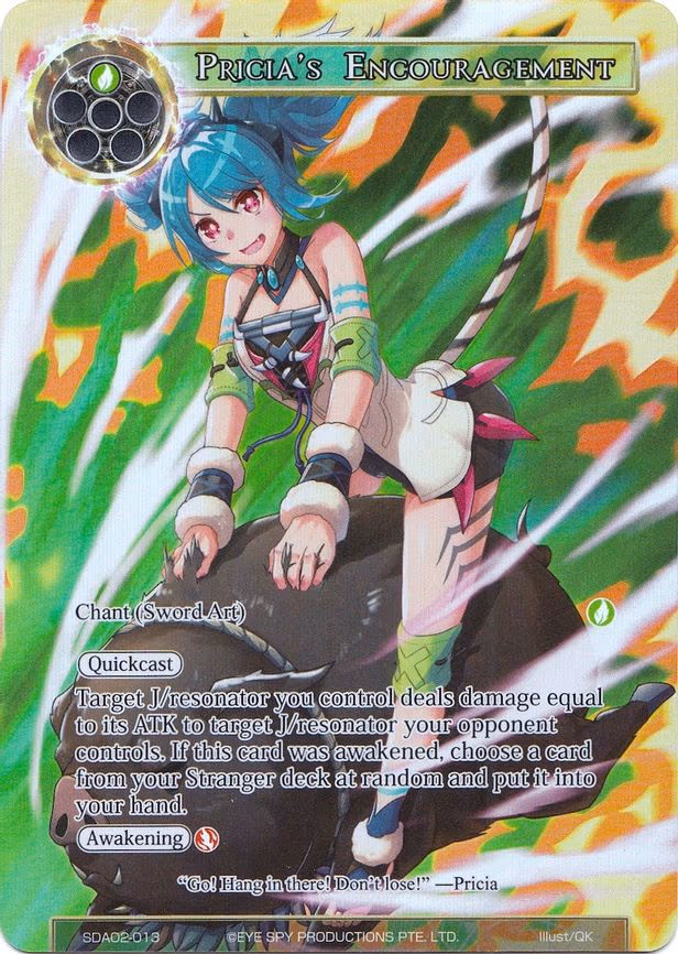 Pricia's Encouragement - Starter Exclusive (SDAO2-013)