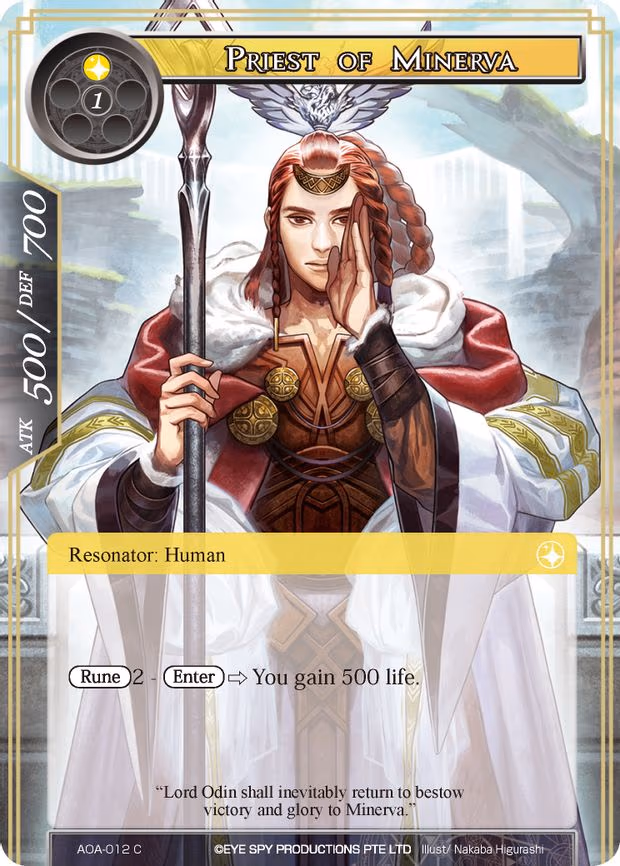 Priest of Minerva - Common (AOA-012)