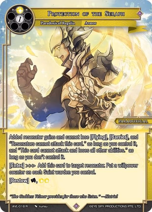 Protection of the Seraph - Rare (AVL-018 R)