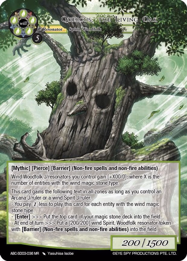 Quercus, The Living Oak - Marvel Rare (ABC-SD03-036 MR)
