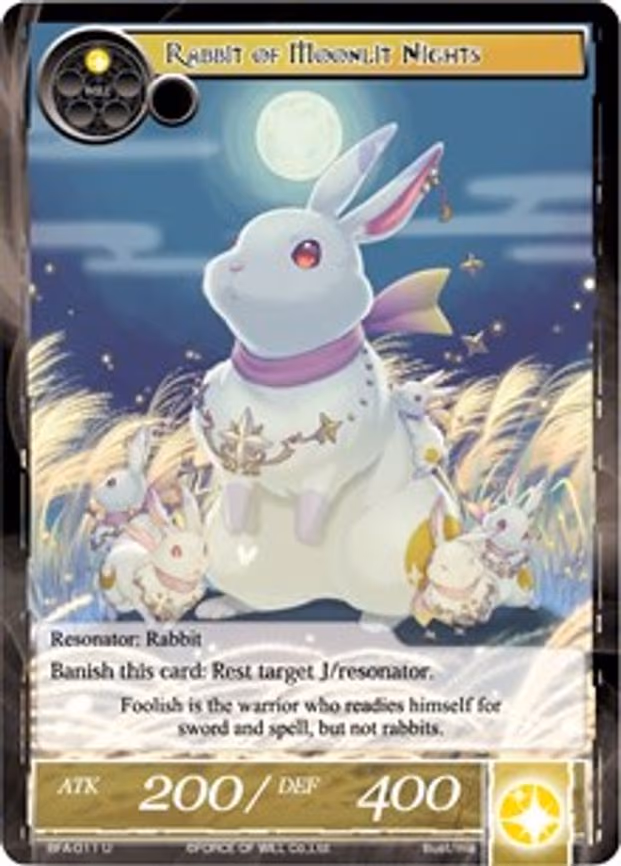Rabbit of Moonlit Nights - Uncommon (BFA-011)