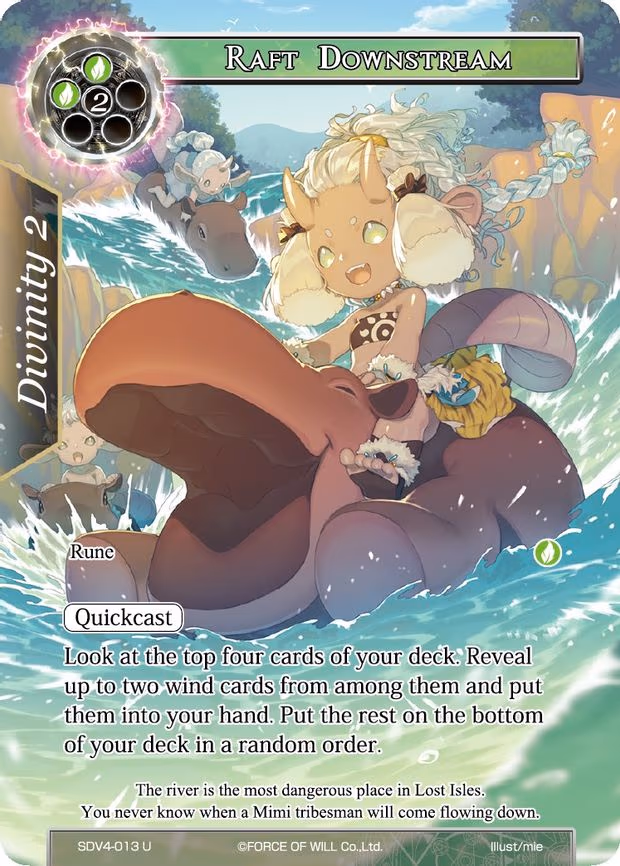 Raft Downstream - Uncommon (SDV4-013)