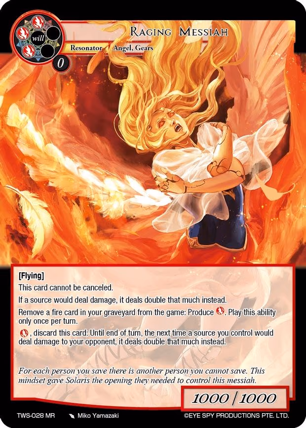 Raging Messiah - Marvel Rare (TWS-028 MR)