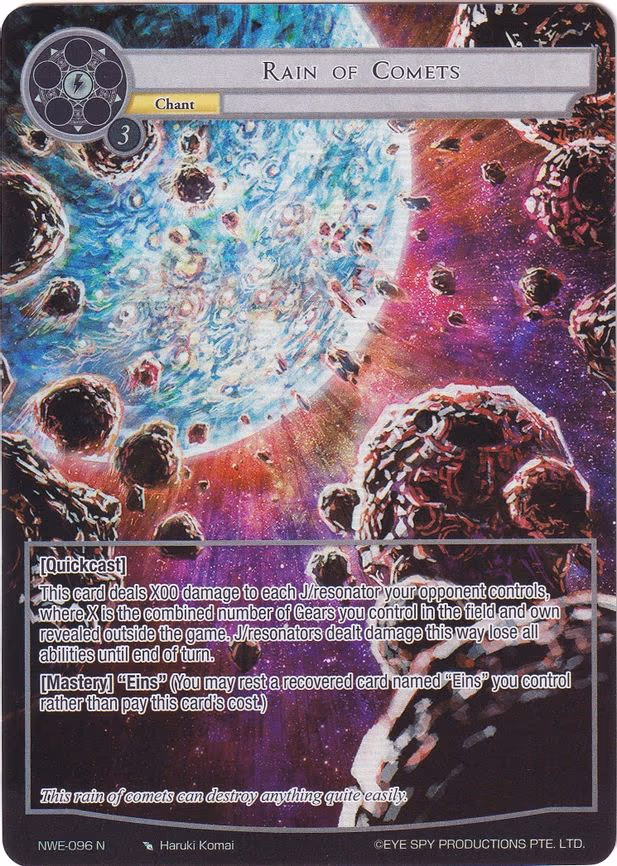 Rain of Comets - Normal (NWE-096 N)