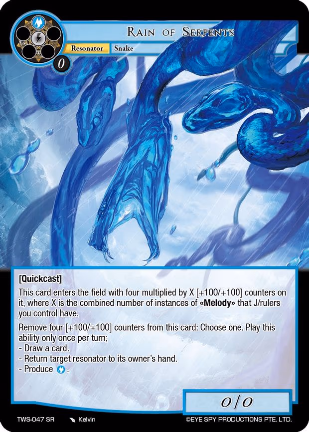 Rain of Serpents - Super Rare (TWS-047 SR)