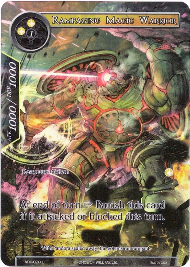 Rampaging Magic Warrior - Uncommon (ADK-020)