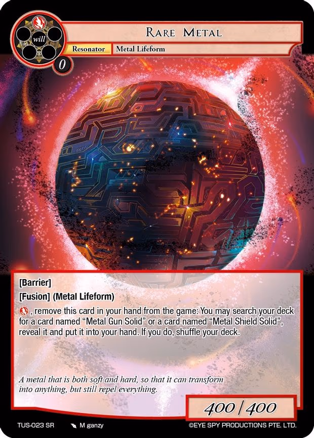 Rare Metal - Super Rare (TUS-023 SR)
