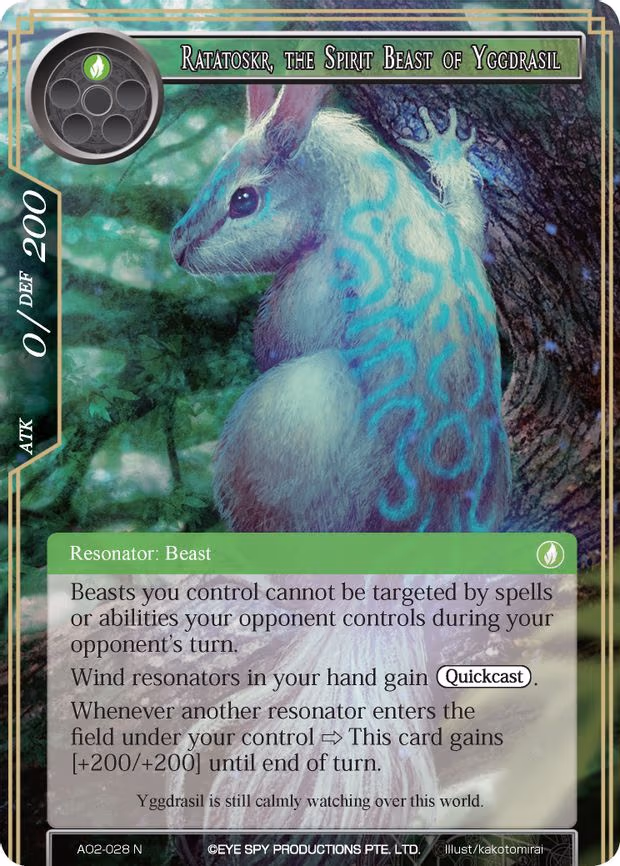 Ratatoskr, the Spirit Beast of Yggdrasil - Normal (AO2-028)