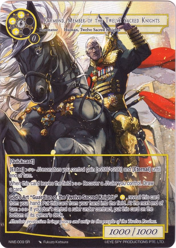 Raymond, Member of the Twelve Sacred Knights - Super Rare (NWE-009 SR)