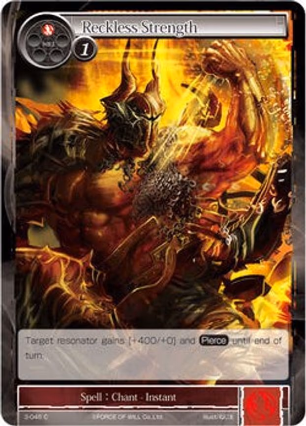 Reckless Strength - Common (3-045)