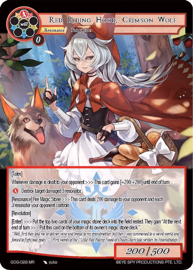 Red Riding Hood, Crimson Wolf