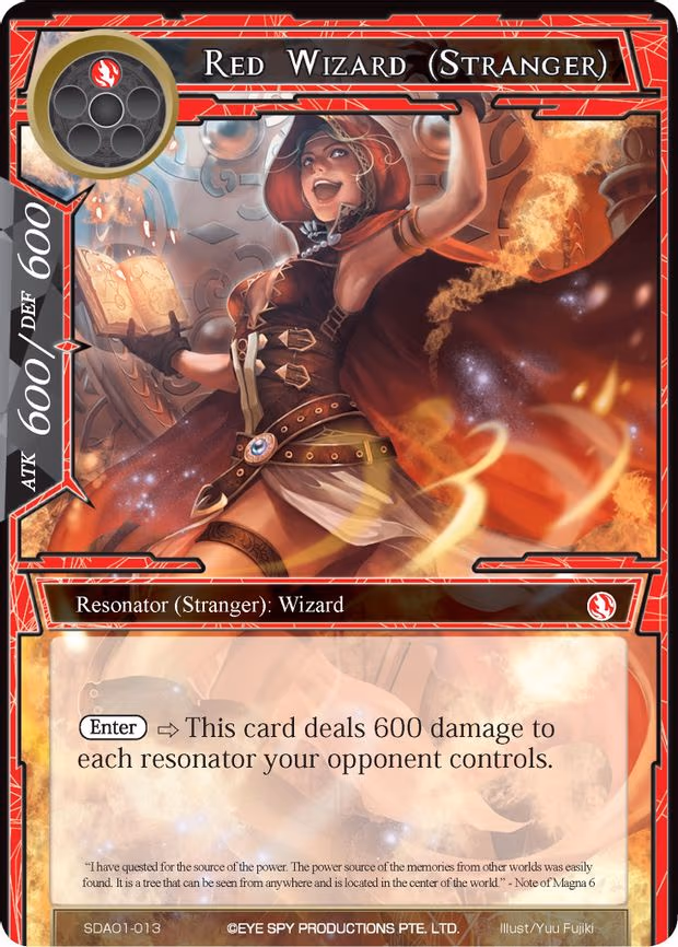 Red Wizard (Stranger) - Starter Exclusive (SDAO1-013)