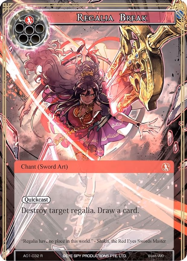 Regalia Break - Rare (AO1-032)
