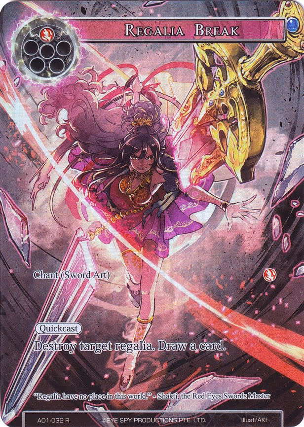 Regalia Break - Rare (AO1-032)