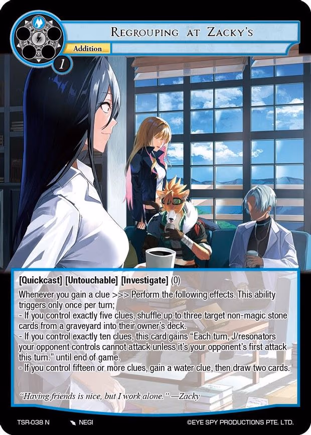 Regrouping at Zacky's - Normal (TSR-038 N)