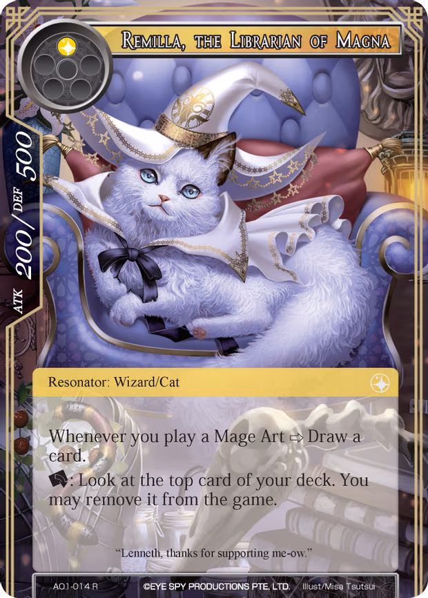 Remilla, the Librarian of Magna - Rare (AO1-014)