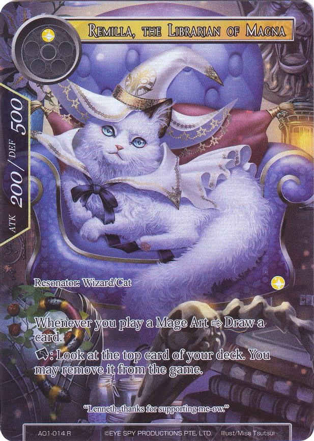 Remilla, the Librarian of Magna - Rare (AO1-014)