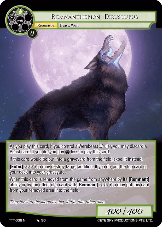Remnantherion Diruslupus - Normal (TTT-038 N)