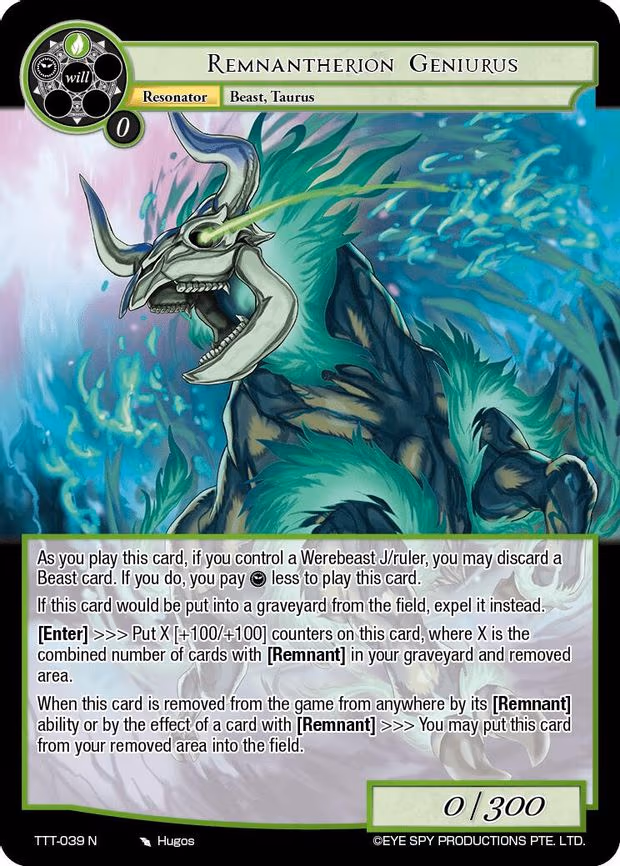 Remnantherion Geniurus - Normal (TTT-039 N)