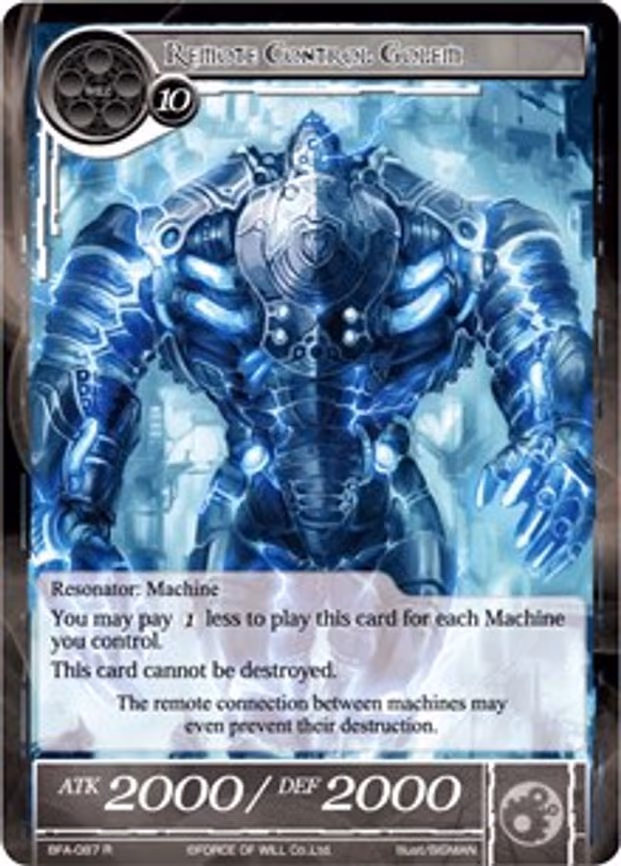 Remote Control Golem - Rare (BFA-087)
