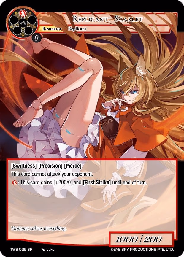 Replicant: Scarlet - Super Rare (TWS-029 SR)