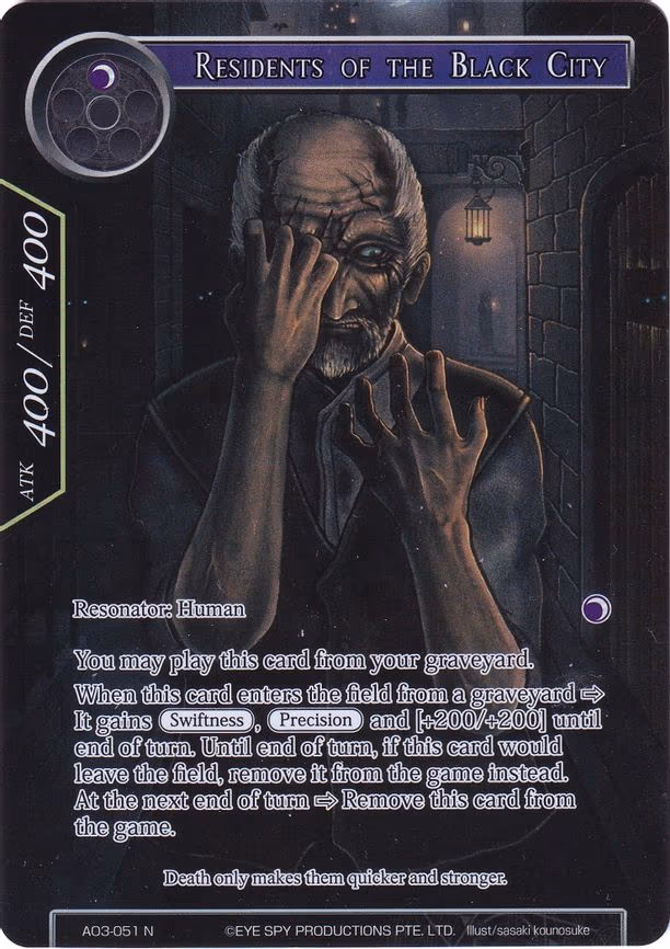 Residents of the Black City