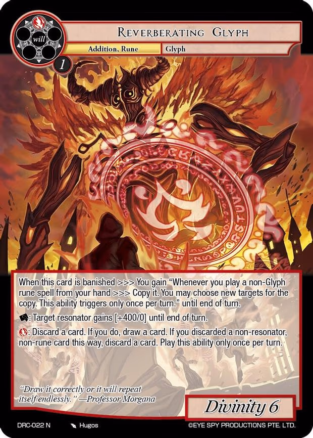 Reverberating Glyph - Normal (DRC-022 N)