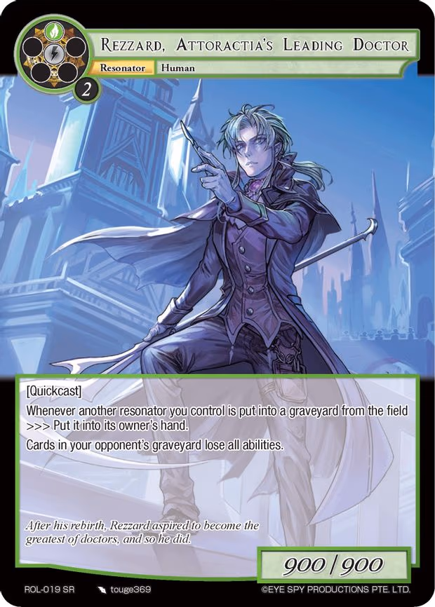Rezzard, Attoractia's Leading Doctor - Super Rare (ROL-019)