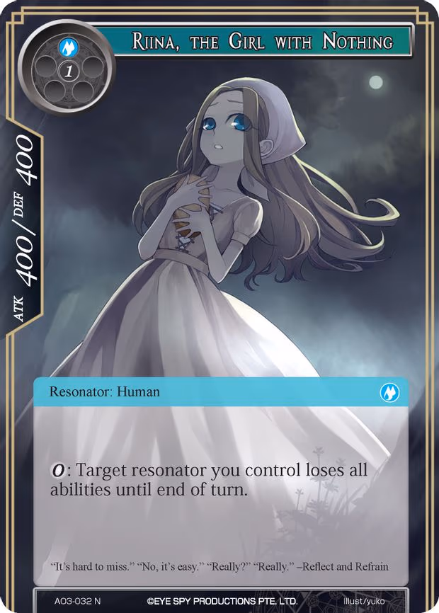 Riina, the Girl with Nothing - Normal (AO3-032)