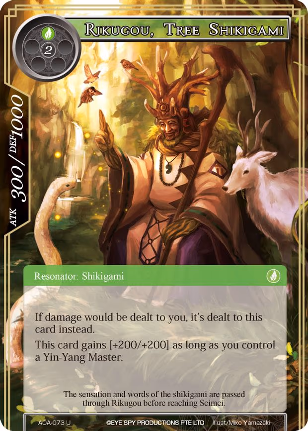 Rikugou, Tree Shikigami - Uncommon (AOA-073)
