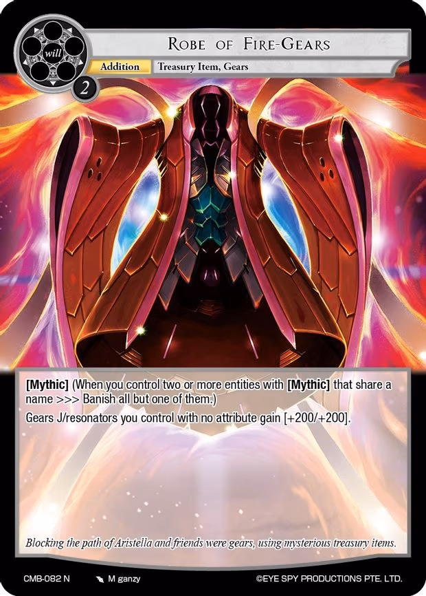 Robe of Fire-Gears - Normal (CMB-082 N)