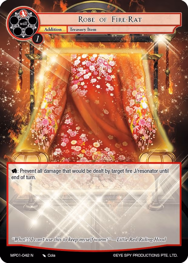 Robe of Fire-Rat - Normal (MP01-042 N)