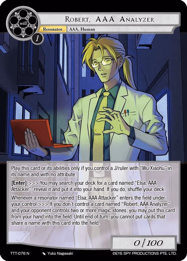 Robert, AAA Analyzer - Normal (TTT-076 N)
