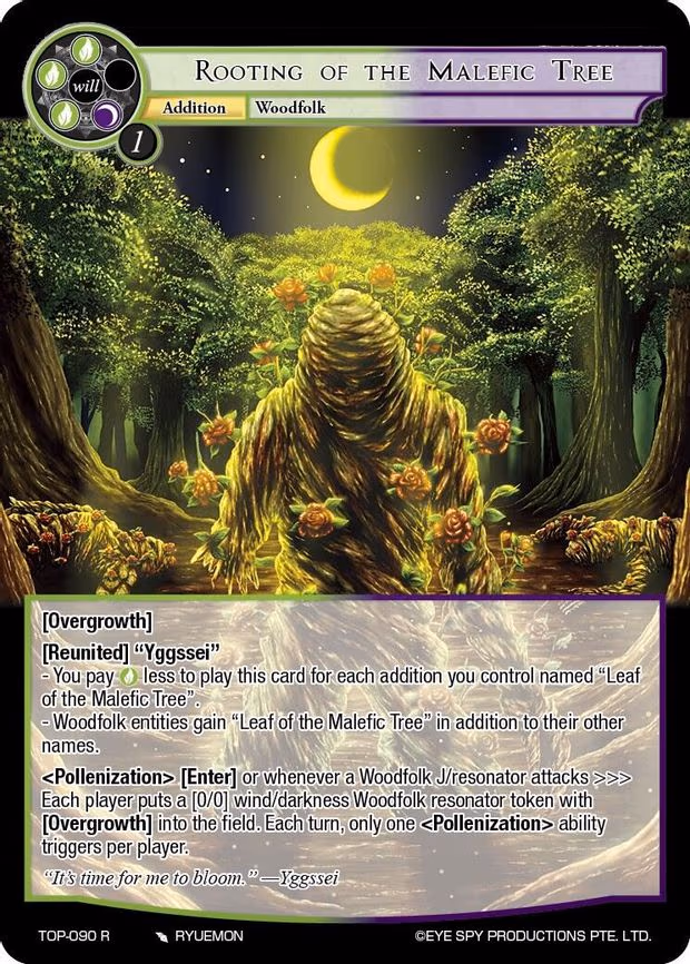 Rooting of the Malefic Tree - Rare (TOP-090 R)