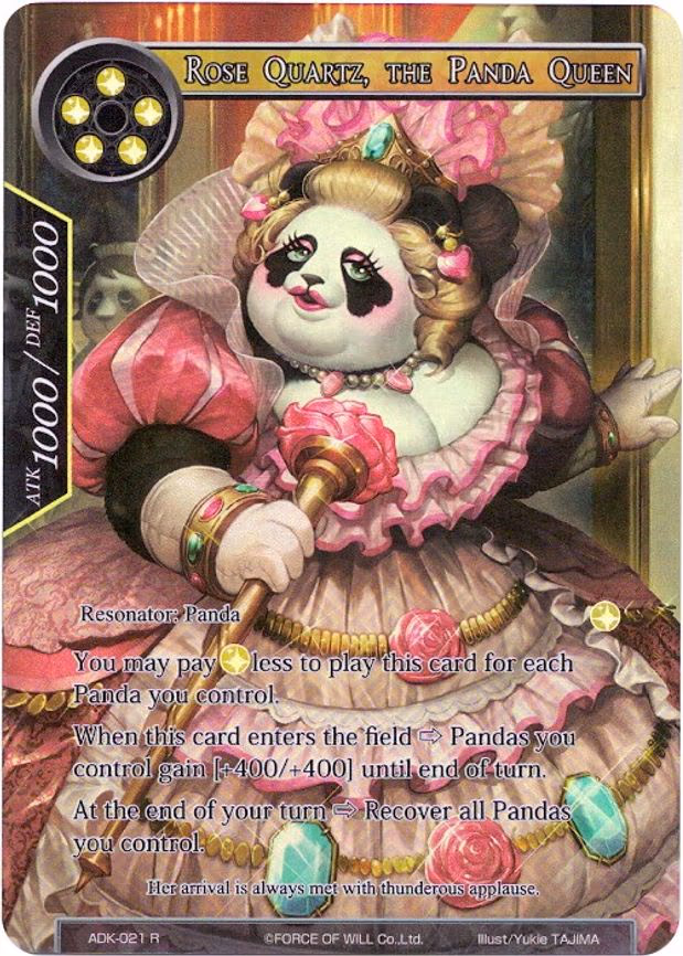 Rose Quartz, the Panda Queen - Rare (ADK-021)