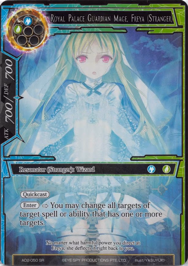 Royal Palace Guardian Mage, Freya (Stranger) - Super Rare (AO2-050)