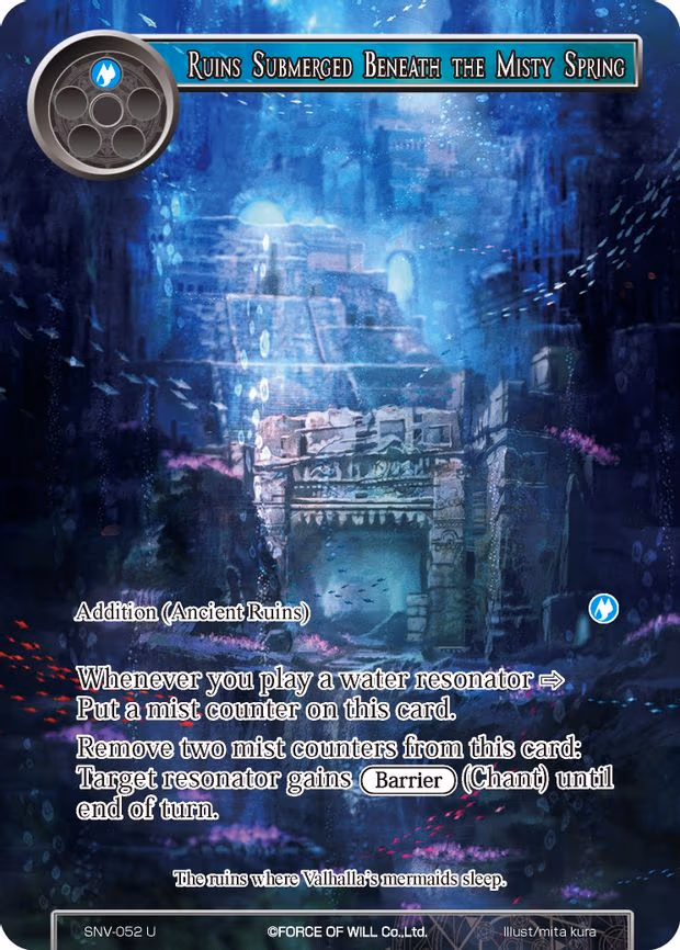 Ruins Submerged Beneath the Misty Spring - Uncommon (SNV-052)