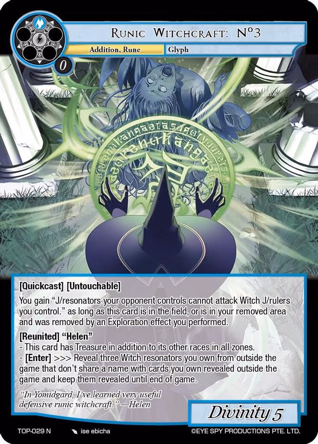 Runic Witchcraft: Nº3 - Normal (TOP-029 N)