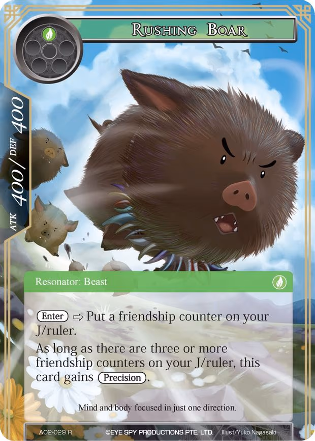 Rushing Boar - Rare (AO2-029)