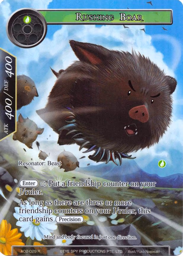 Rushing Boar - Rare (AO2-029)