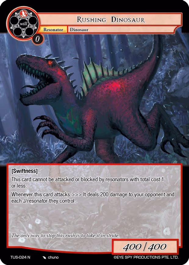 Rushing Dinosaur - Normal (TUS-024 N)