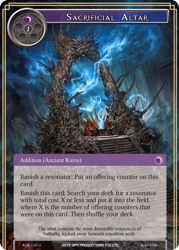 Sacrificial Altar